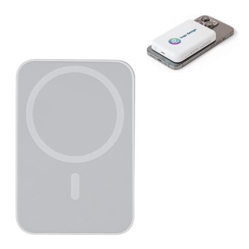 Batterie externe sans fil en ABS recyclé - image 1